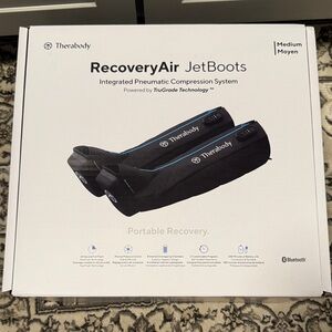 Therabody RecoveryAir JetBoots Medium Brand New